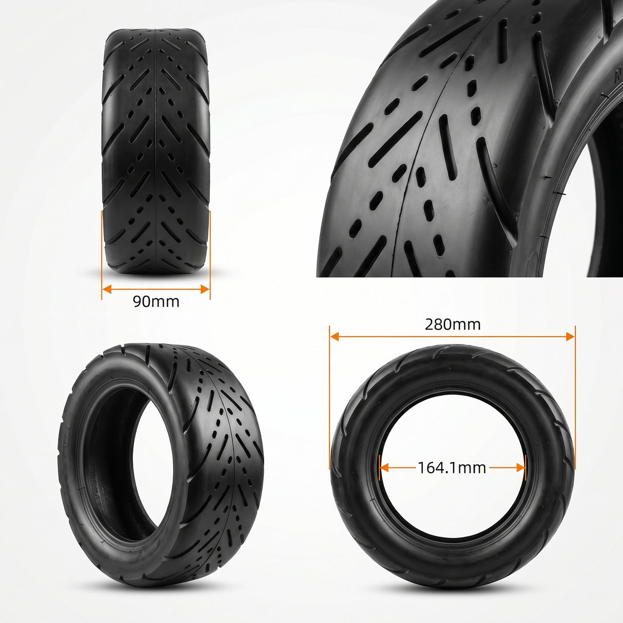 90x6.5-6.5 Pneumatico Tubeless
