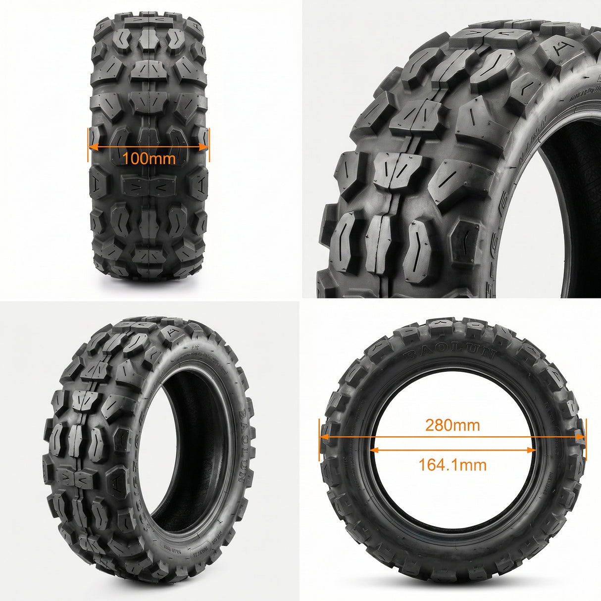 100X65-6.5 Pneumatico tubeless fuoristrada