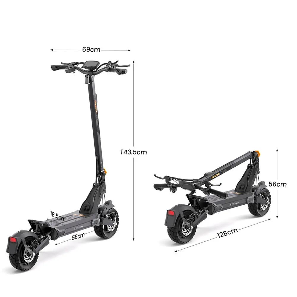 Ausom L2 Max Dual Motor Monopattino elettrico Ausom