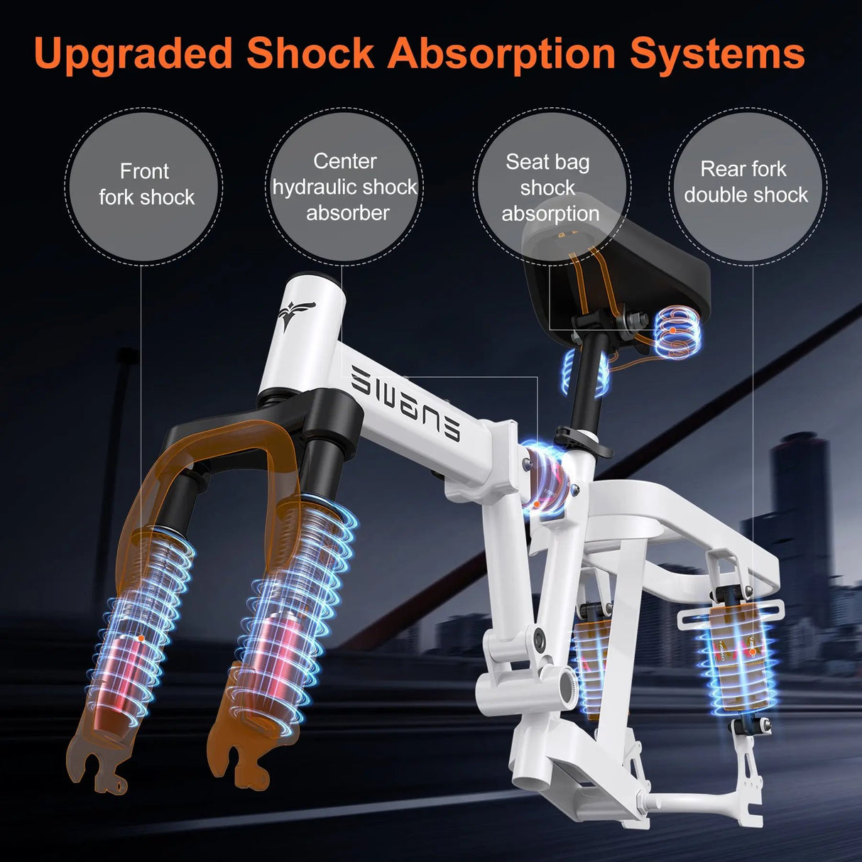 ENGWE T14 Bicicletta elettrica pieghevole