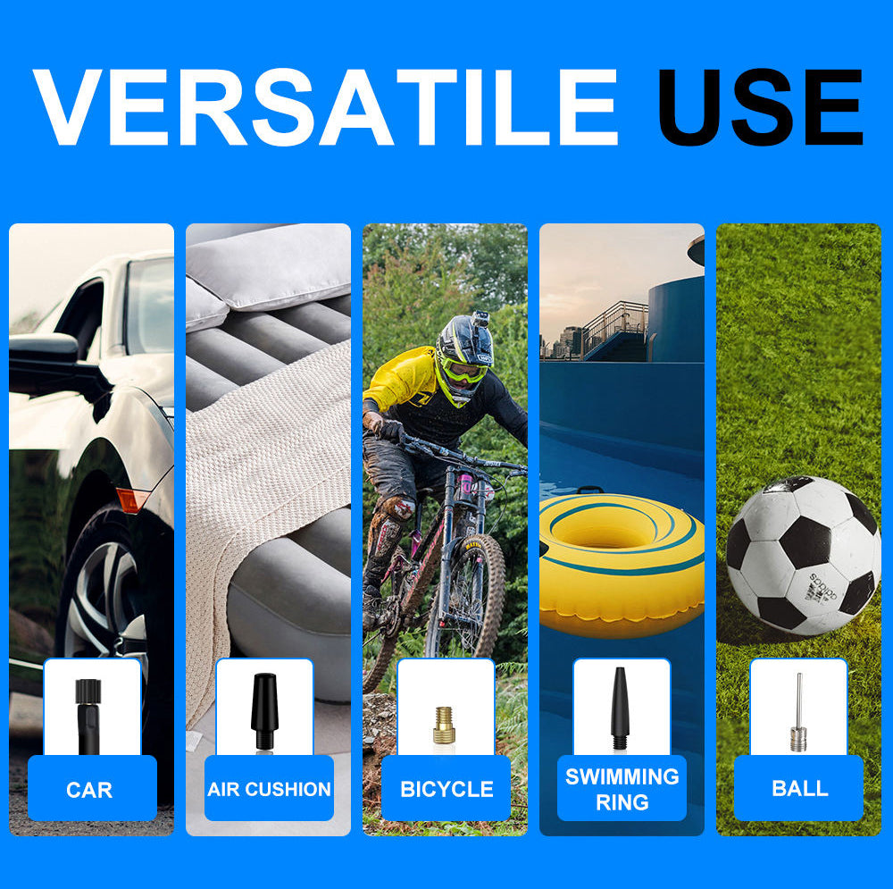 S62 Mini Compressore Portatile Gonfiaggio Rapido Auto Stop