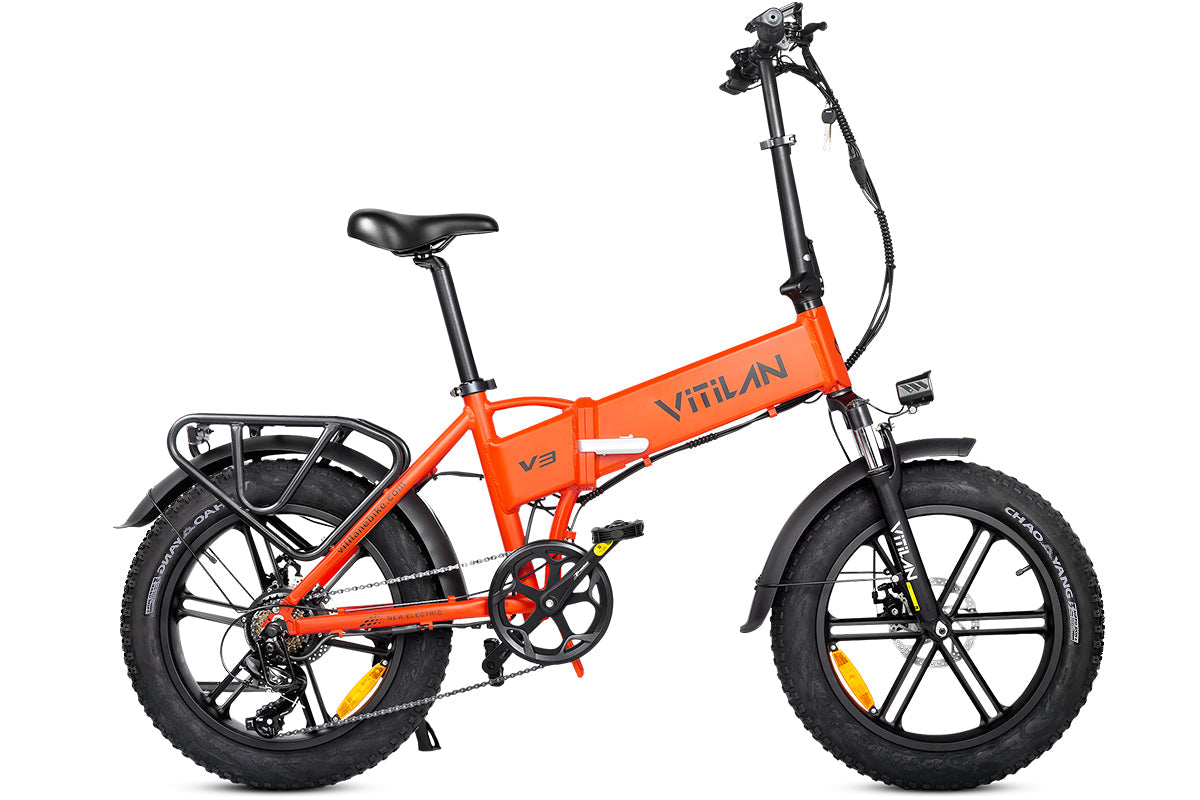 V3 2.0 Folding Fat Tires Bicicletta elettrica per adulti per tutti i terreni