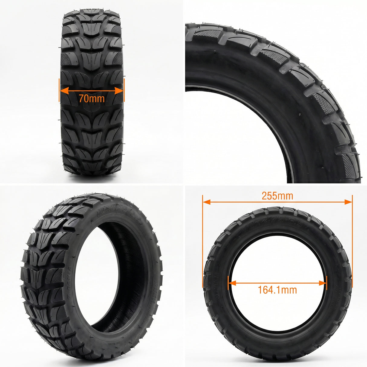 10X2.75-6.5 (J-6207)Pneumatico tubeless fuoristrada