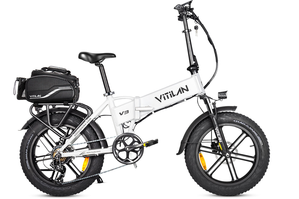 V3 2.0 Folding Fat Tires Bicicletta elettrica per adulti per tutti i terreni