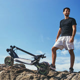 Isinwheel GT4 Monopattino elettrico 1500W*2 autonomia 80KM velocità massima 70Km/h 52V 20Ah