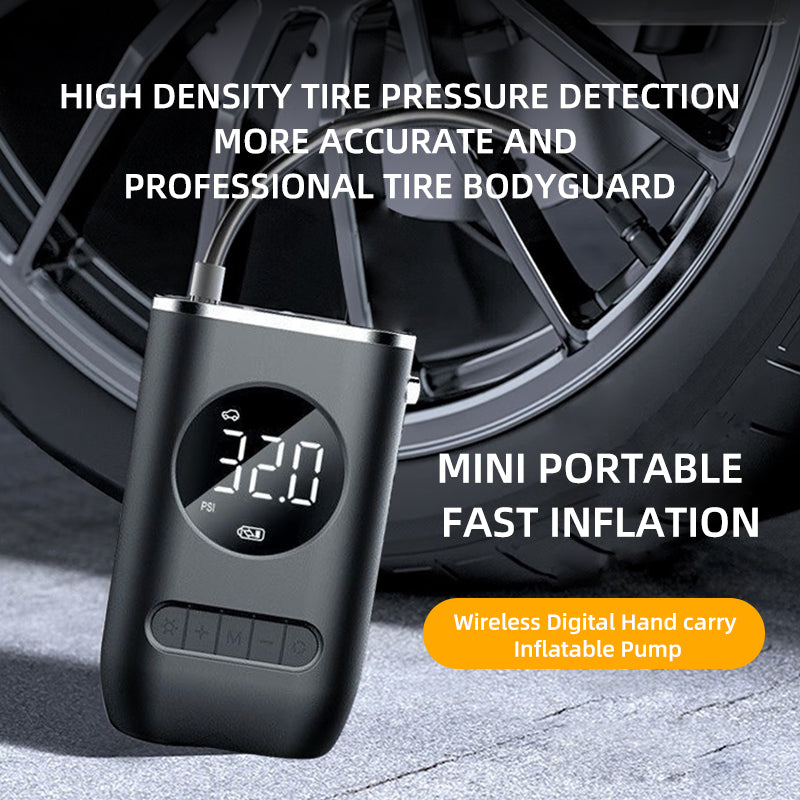 S62 Mini Compressore Portatile Gonfiaggio Rapido Auto Stop