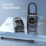 S62 Mini Compressore Portatile Gonfiaggio Rapido Auto Stop