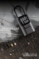 S72 Mini Compressore Portatile Gonfiaggio Rapido Auto Stop