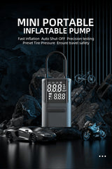 S72 Mini Compressore Portatile Gonfiaggio Rapido Auto Stop