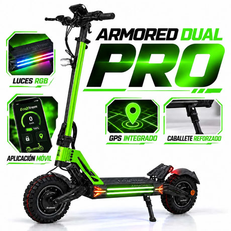 Monopattino Elettrico Ecoxtrem Armored PRO Dual