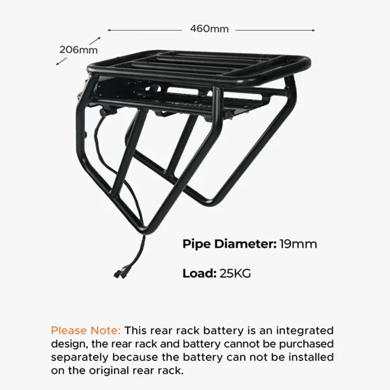 Batteria posteriore 48V13Ah per Engine Pro / Engine X + portapacchi posteriore - ottobest.it