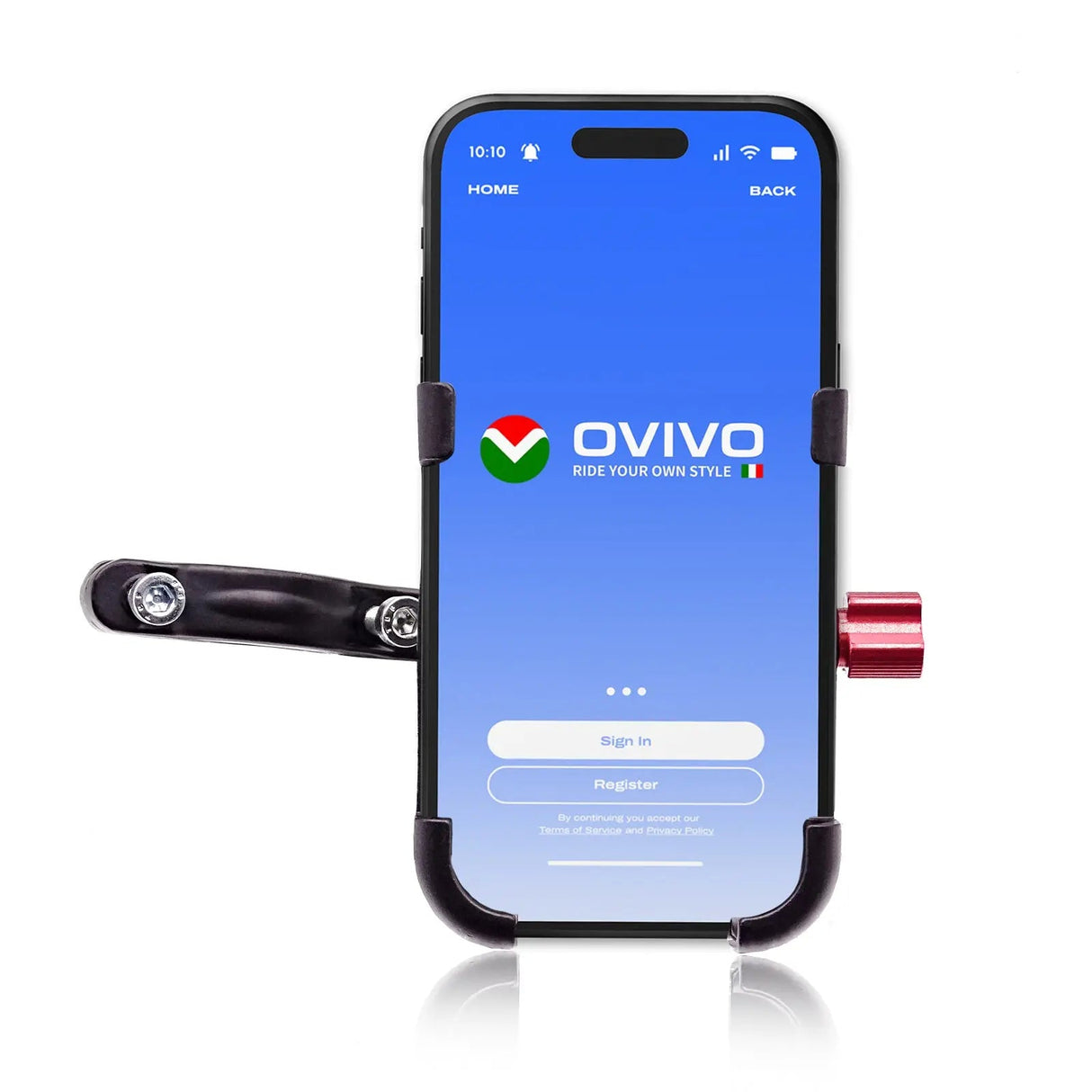 Supporto per telefono OVIVO 360 girevole interamente in lega di alluminio per bici - ottobest.it